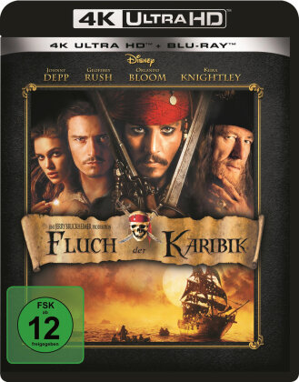 Pirates of the Caribbean - Fluch der Karibik (+ 2D) [4K Blu-ray]